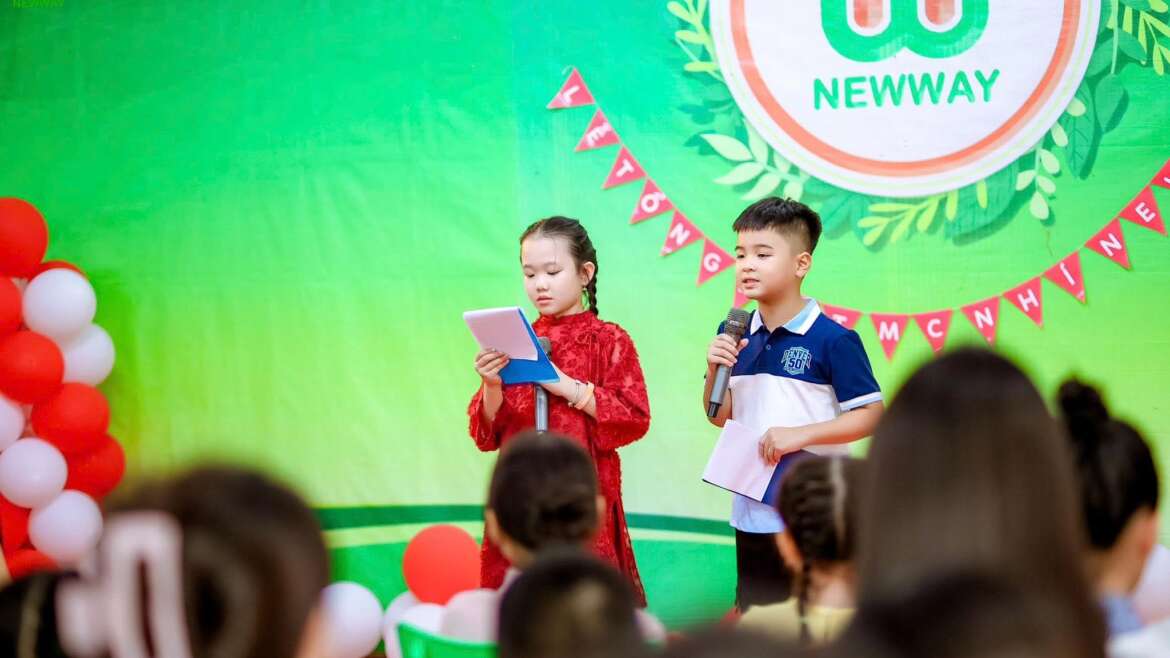 Cảm ơn các cô chú trong gia đình Newway đã đồng hành cùng con suốt mùa hè